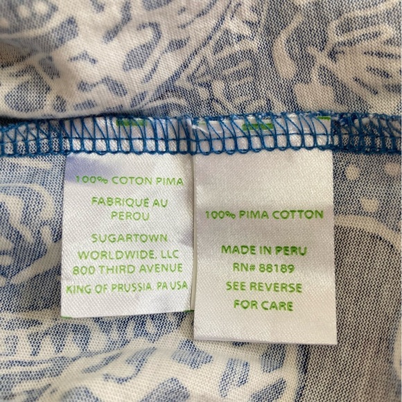 NWOT Lilly Pulitzer Anissa Deep Indigo Snap To It Turtle Print Maxi Dress, Sz M - Picture 12 of 13